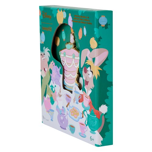 Alice in Wonderland Unbirthday Cake Sliding 3-Inch Collector Box Pin
