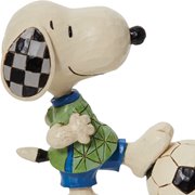 Peanuts Snoopy Soccer Mini by Jim Shore Statue