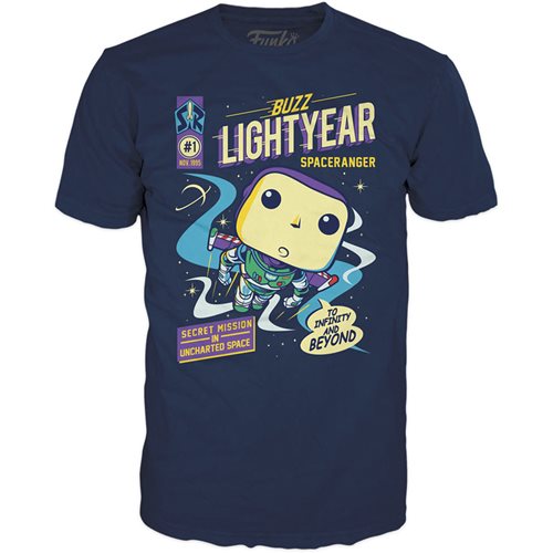Toy Story Buzz Lightyear Adult Boxed Pop! T-Shirt