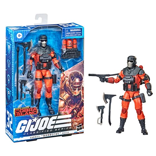 G.I. Joe Classified Series Special Missions: Cobra Island Gabriel Barbecue Kelly 6-Inch Action Figur
