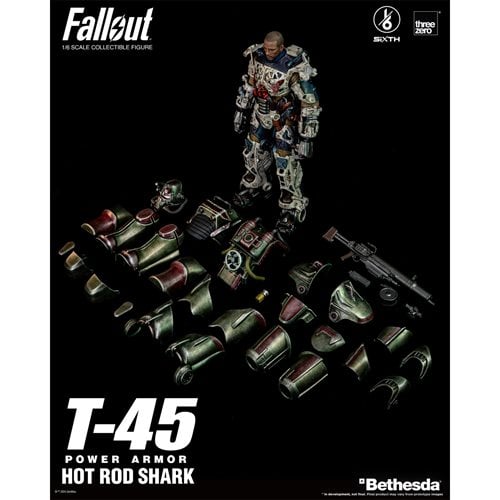 Fallout T-45 Hot Rod Shark Power Armor 1:6 Scale Action Figure