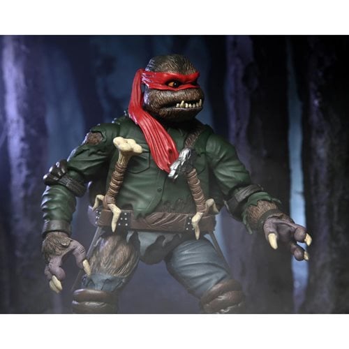 Universal Monsters x Teenage Mutant Ninja Turtles Ultimate Raphael as The Wolfman 7-Inch Scale Figur