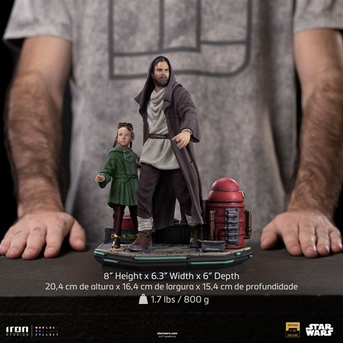 Star Wars: Obi-Wan Kenobi and Young Leia Deluxe Art 1:10 Scale Statue