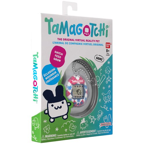Tamagotchi Original Argyle Heart Digital Pet