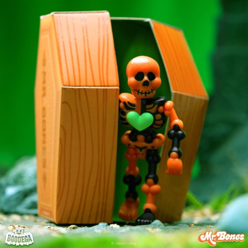 Mr. Bones Orange and Black 3 3/4-Inch ReAction Figure