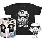 Star Wars Stormtrooper Funko Pocket Pop! with Youth T-Shirt