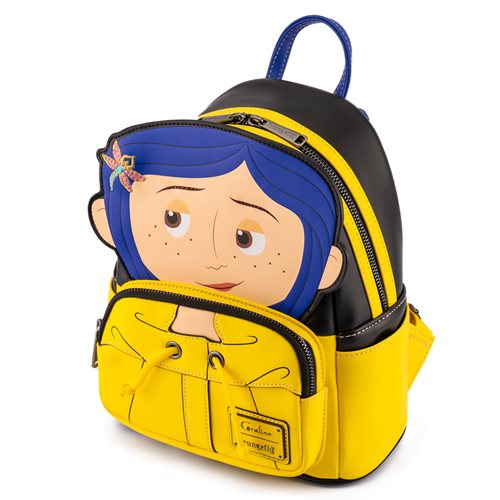 Coraline Rain Coat Cosplay Mini-Backpack