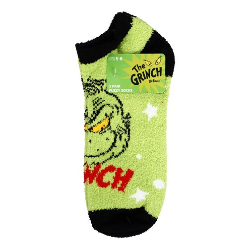 Dr. Seuss The Grinch Ankle Sock 3-Pack