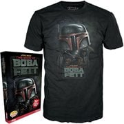 Star Wars May the 4th Boba Fett Adult Gray Pop! T-Shirt