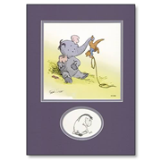 Pooh's Heffalump Movie Play Time Signed Paper Giclee Print