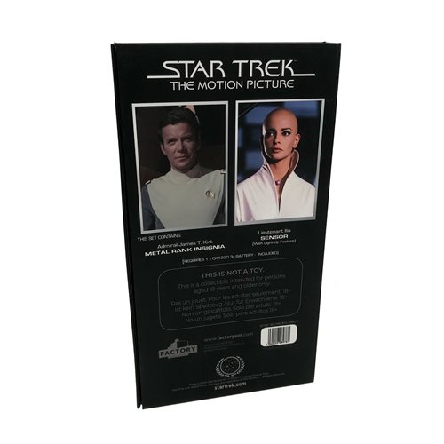 Star Trek The Motion Picture Ilia Sensor and Command Insignia Limited Edition 1:1 Scale Prop Replica