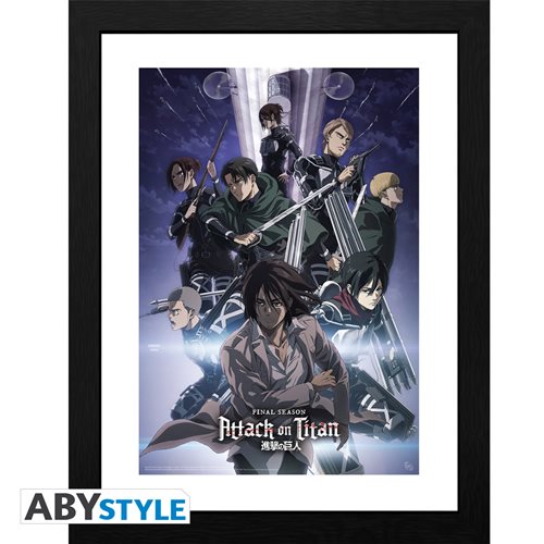 Attack on Titan Season 4 Key Art 2 Framed Poster