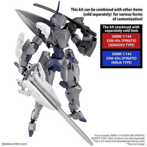 30 Minute Missions 48 EXM-A9k Spinatio Knight Type 1:144 Scale Model Kit