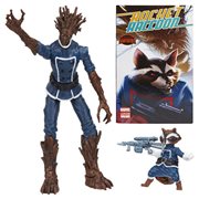 Marvel Legends Series Groot and Rocket Raccoon Comic Action Figures 2-Pack