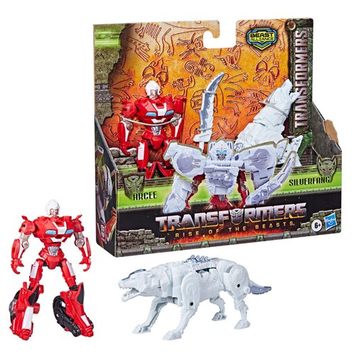 Transformers Rise of the Beasts Beast Combiner Arcee & Silverfang 2-Pack