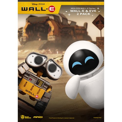 Wall-E and Eve MEA-029 Mini-Figure 2 Pack