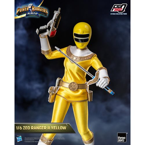 Power Rangers Zeo Yellow Zeo Ranger II FigZero 1:6 Scale Action Figure
