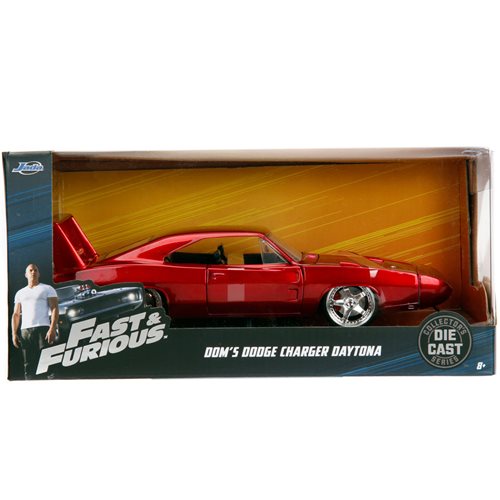 Fast and Furious Dom's Charger Daytona 1:24 Scale Die-Cast Metal Vehicle
