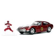 MMPR 2000 Toyota GT 1:32 Vehicle with Red Ranger Nano Figure