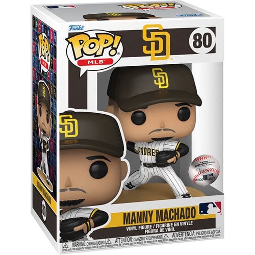 MLB Padres Manny Machado (Home Jersey) Pop! Vinyl Figure