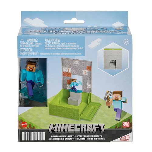 Minecraft Diamond Mine Micro Playset Case of 6