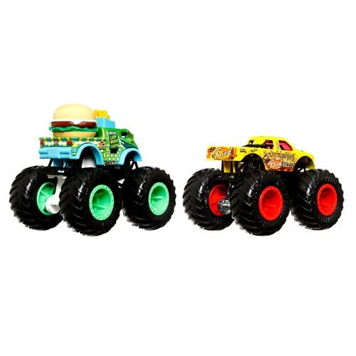 Hot Wheels Monster Trucks Demolition Doubles 1:64 Scale 2023 Mix 4 2-Pack Case of 8