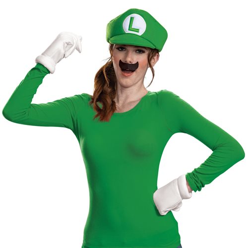 Super Mario Bros. Elevated Luigi Adult Roleplay Accessory Kit