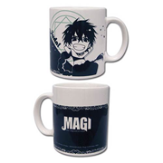 Magi The Labyrinth of Magic Judar Black and White Mug