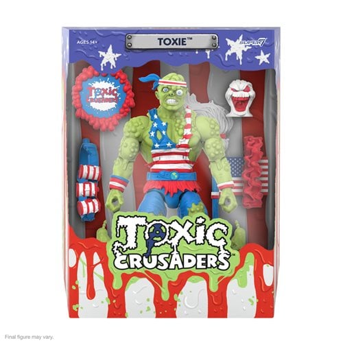 Toxic Crusaders Ultimates Toxie (Vintage Toy American) 7-Inch Action Figure