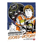 Star Wars: A New Hope Locked on Victory by J.J. Lendl Lithograph Art Print