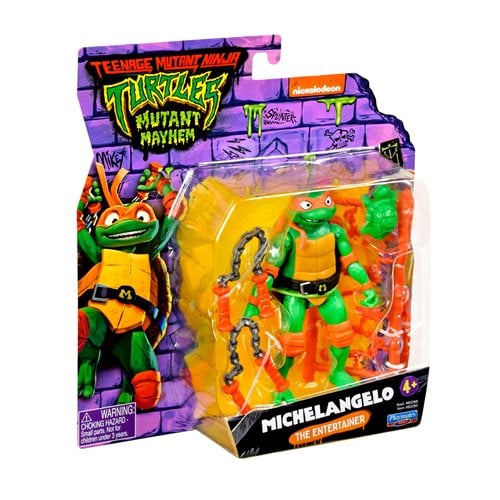 Teenage Mutant Ninja Turtles: Mutant Mayhem Movie Turtles Michelangelo Basic Figure