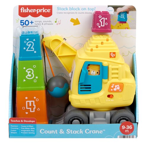 Fisher-Price Count and Stack Crane
