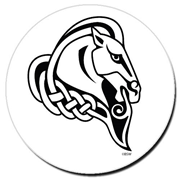 Elder Scrolls V Skyrim Whiterun City Horse Symbol Coaster