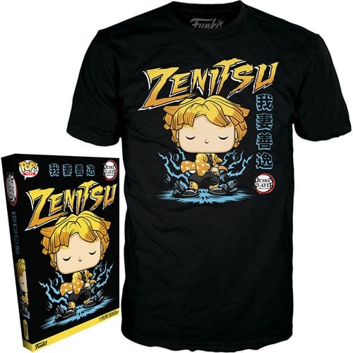 Demon Slayer Zenitsu Adult Boxed Funko Pop! T-Shirt