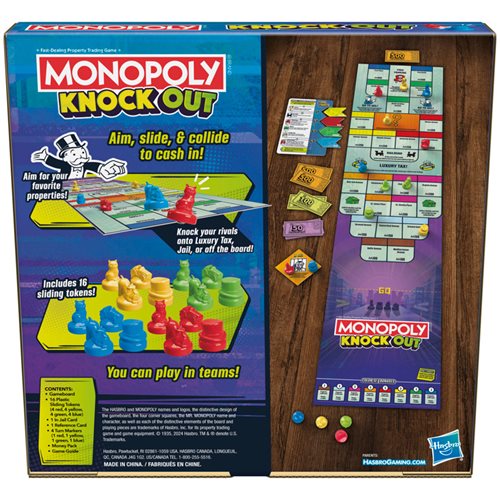 Monopoly Knockout Family Party Game