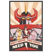 Mighty Morphin Power Rangers Need You Paper Giclee Print