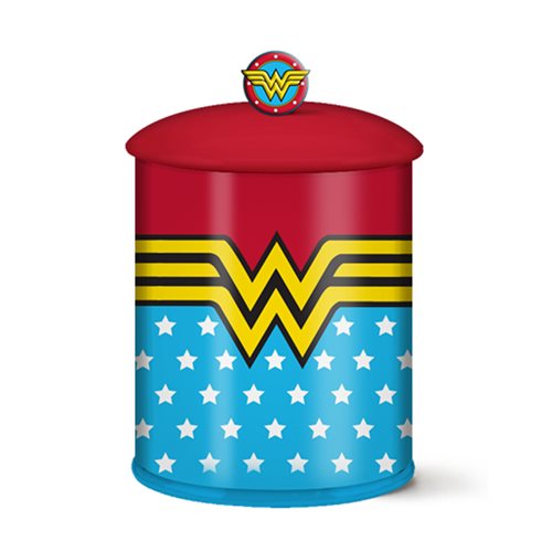 Wonder Woman Stars and Stripes Ceramic Cookie Jar