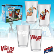 The Venture Bros. Color-Changing Brock 16 oz. Glass - Set of 2