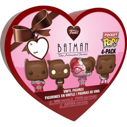 DC Comics Valentines Pocket Pop! Mini-Figure 4-Pack