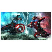 Captain America: Civil War Die Cut Embossed Tin Sign