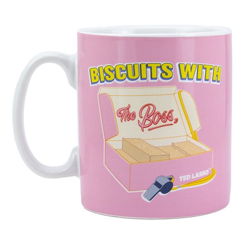 Ted Lasso Biscuits with the Boss 18 oz. Mug