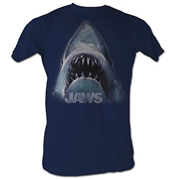 Jaws Head Logo Navy Blue T-Shirt