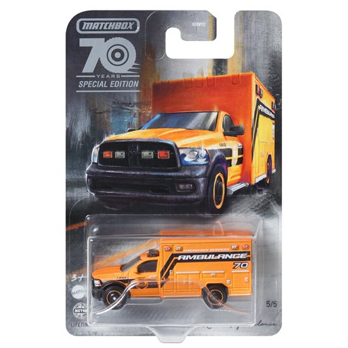 Matchbox 70th Anniversary Moving Parts Vehicles Case of 10