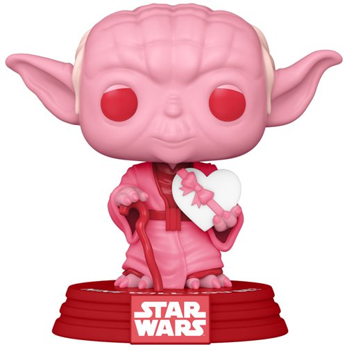 Star Wars Valentines Yoda with Heart Pop! Vinyl Figure
