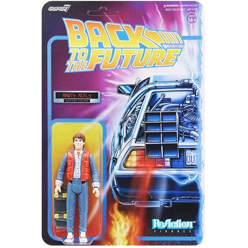 Back to the Future Marty McFly 1980s 3 3/4-Inch ReAction Figure