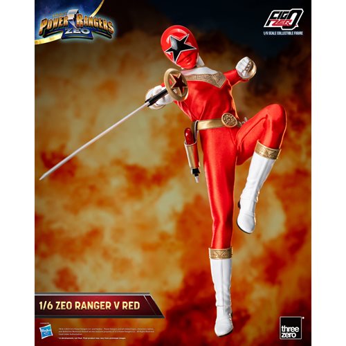 Power Rangers Zeo Red Zeo Ranger V FigZero 1:6 Scale Action Figure