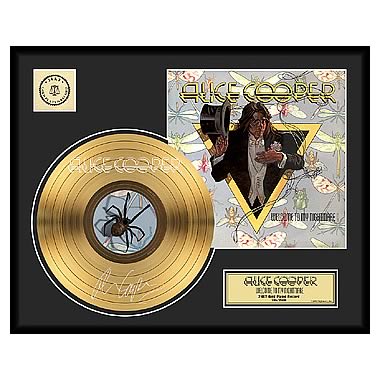 Alice Cooper Welcome To My Nightmare Framed Gold Record