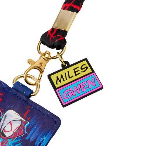 Spider-Man: Across the Spider-Verse Miles and Gwen Lanyard with Cardholder