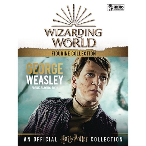 Harry Potter Wizarding World Collection George Weasley Figure with Collector Magazine
