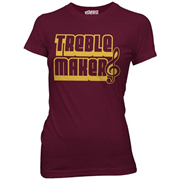 Pitch Perfect Treble Maker Maroon Juniors T-Shirt